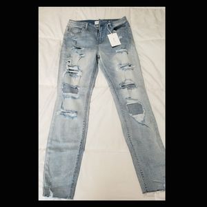 Cello destroyed denim